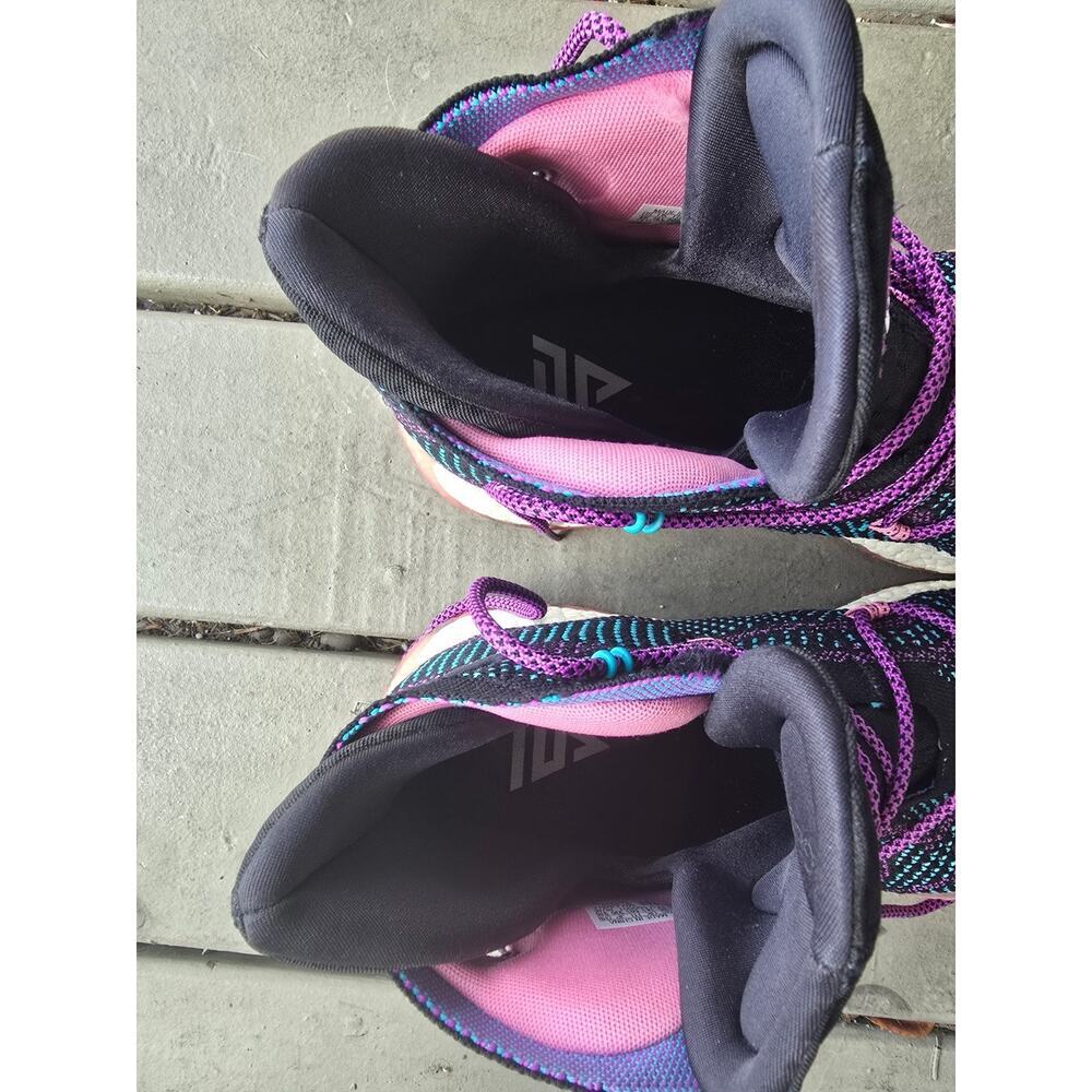 Adidas Crazy Explosive Swaggy P BB8338 Men's Black Pink Blue High Top Sneakers - Picture 11 of 12